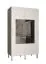 Kleiderschrank mit eleganten Design Jotunheimen 279, Farbe: Weiß - Abmessungen: 208 x 120,5 x 62 cm (H x B x T)