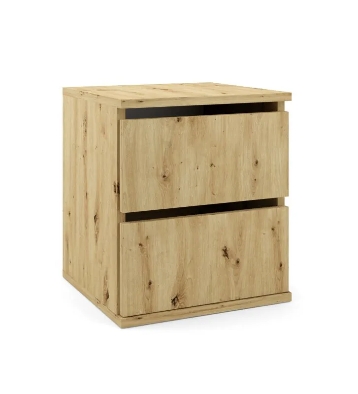 Schubladenkasteneinsatz für Serie Zapopan, Farbe: Eiche Artisan, Maße: 45 x 39,5 x 38 cm