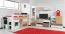 Schrank Kinderzimmer Braun / Weiß 195x45x40 cm