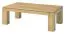 Massivholz Couchtisch Loungetisch Eiche Natur 48x120x70 cm, Wohnzimmertisch Beistelltisch Clubtisch massiv Abbildung
