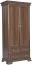 Schlafzimmer - Kleiderschrank, Farbe: Dunkelbraun - 193 x 88 x 49 cm (H x B x T)