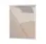 Spiegel Lepa 23, Farbe: Weiß - Abmessungen: 87 x 79 x 2 cm (H x B x T)