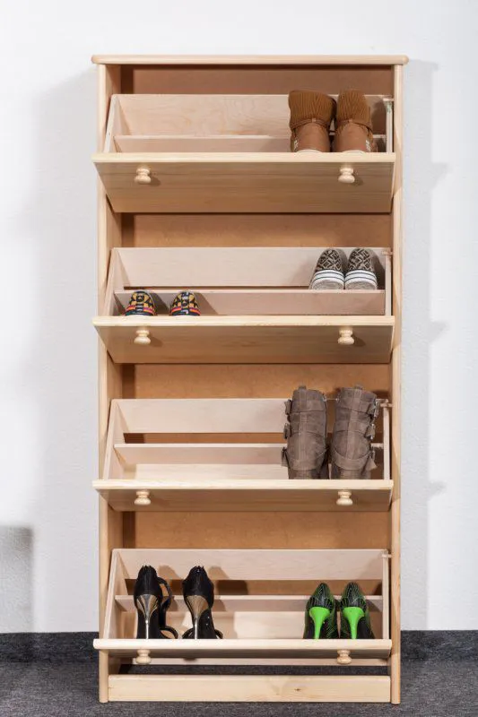 Schuhschrank Kiefer massiv