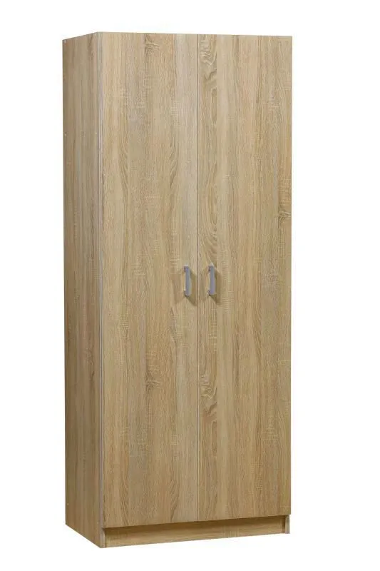 Garderobenschrank, Farbe: Eiche Sonoma - 201 x 80 x 53 cm (H x B x T) Abbildung