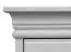 Drehtürenschrank / Kleiderschrank Jabron 03, Kiefer massiv Vollholz, weiß lackiert - 218 x 132 x 62 cm (H x B x T)