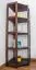 Regal / Eckregal Kiefer massiv Vollholz Nussfarben 006 - Abmessung 163 x 74 x 60 cm (H x B x T)