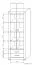 Schrank Kundiawa 27, Farbe: Sonoma Eiche hell / Sonoma Eiche dunkel - Abmessungen: 200 x 70 x 40 cm (H x B x T)