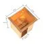 Sauna "Eivind" SET mit bronzierter Tür und Kranz - Farbe: Natur, Ofen BIO 3,6 kW - 173 x 159 x 191 cm (B x T x H)