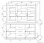 Vitrine Vanimo 15, Farbe: Eiche - Abmessungen: 170 x 156 x 42 cm (H x B x T)
