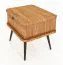 Nachtkommode Rolleston 04 Kernbuche massiv geölt - Abmessungen: 42 x 50 x 41 cm (H x B x T)
