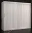 Kleiderschrank mit stylischen Design Balmenhorn 65, Farbe: Weiß matt - Abmessungen: 200 x 200 x 62 cm (H x B x T), mit genügend Stauraum