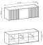 Aufsatz für Kleiderschrank Leeds 05 & 06, Farbe: Graphit - Abmessungen: 50 x 155 x 51 cm (H x B x T)
