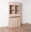 Vitrine Popondetta 21, Farbe: Sonoma Eiche - Abmessungen: 200 x 95 x 38 cm (H x B x T)