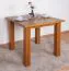 Tisch | Kiefer massiv Vollholz | Eichenfarbe| 80 x 80 cm | Junco 239A