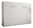 Schrankbett Namsan 04 horizontal, Farbe: Weiß matt - Liegefläche: 160 x 200 cm (B x L)