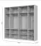 Zweitüriger Schiebetürenschrank mit genügend Stauraum Neiafu 90, Farbe: Kaschmir, Soft-Close-Funktion, Maße: 224 x 230 x 61 cm, vier Kleiderstangen