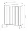 Kommode | Farbe: Eiche Dunin | inkl. LED-Beleuchtung | 6 Fächer | 94 x 40 x 126 cm | Push-to-open Funktion | 2 Drehtüren | schlanke Metallbeine | Soft-Close Funktion