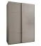 Kleiderschrank / Schiebetürenschrank | 2 Schiebetüren | 11 Fächer | 245,5 x 180 x 64 cm | 2 Kleiderstangen | 10 Einlegeböden | Farbe: Kaschmir | Soft-Close