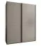 Kleiderschrank / Schiebetürenschrank | 2 Schiebetüren | 2 Kleiderstangen | 11 Fächer | 10 Einlegeböden |245,5 x 190 x 64 cm | Farbe: Kaschmir | Soft-Close