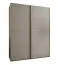 Kleiderschrank / Schiebetürenschrank | 11 Fächer | 245,5 x 200 x 64 cm | 10 Einlegeböden | 2 Kleiderstangen | 2 Schiebetüren | Farbe: Kaschmir |Soft-Close