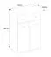 Elegante Garderobe Bratteli 05, Farbe: Eiche Sonoma - Abmessungen: 203 x 180 x 32 cm (H x B x T), mit genügend Stauraum
