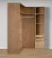 Schrankset für Ankleidezimmer - Set A Aarwangen | Farbe: Eiche Piccini | modernes Finish | Maße: 160 x 55 x 234 cm | individuell konfigurierbar | für Schlafzimmer