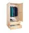 Kleiderschrank 90 cm breit