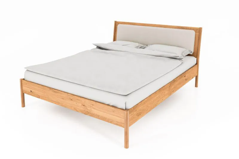 Doppelbett Wellsford 03 Wildeiche massiv geölt - Liegefläche: 160 x 200 cm (B x L)