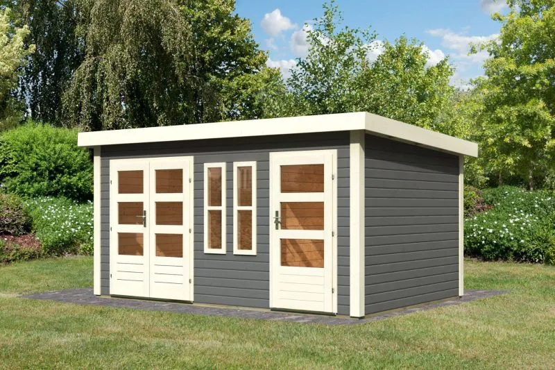 Gartenhaus terragrau, Grundfläche: 11,48m²
