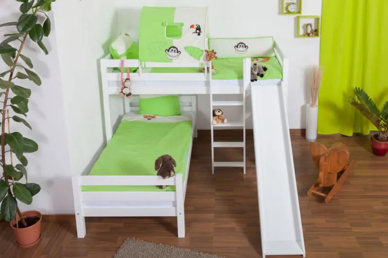 Etagenbett mit Rutsche