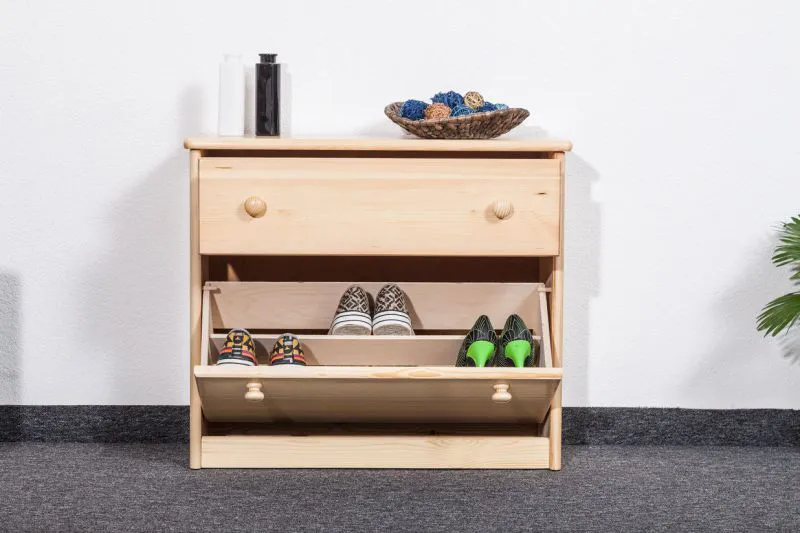 Schuhkommode Kiefer massiv