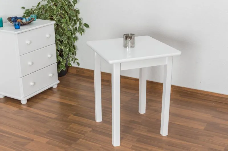 Weißer kleiner Tisch