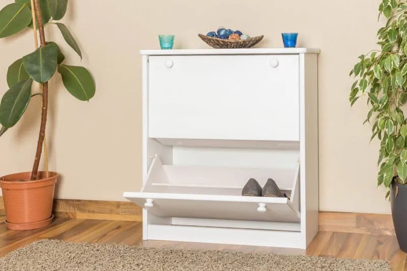 Massiver Schuhschrank Kiefernholz