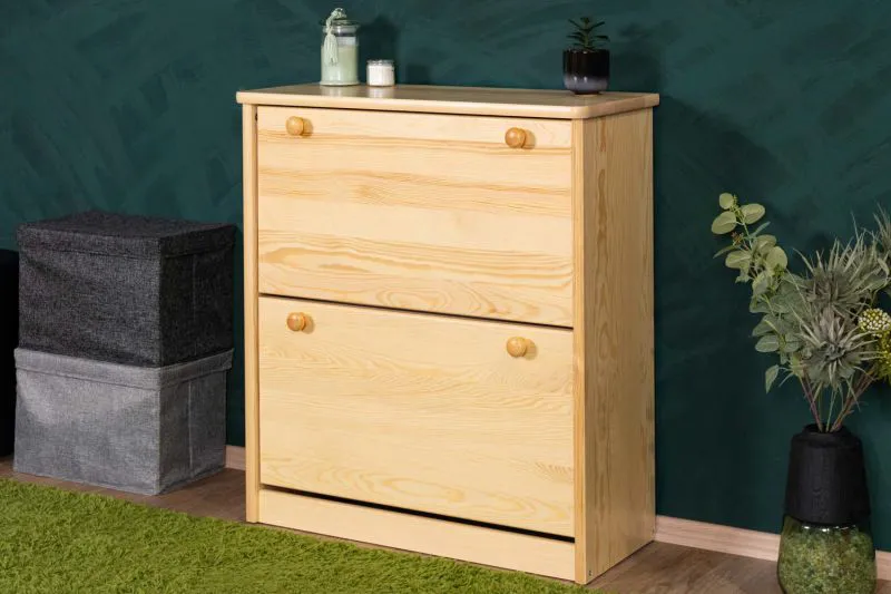 Schuhschrank aus Kiefernholz