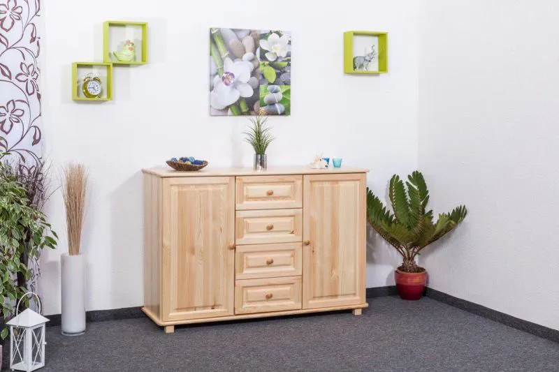 Anrichte, Küchenschrank - Farbe: Natur Abbildung