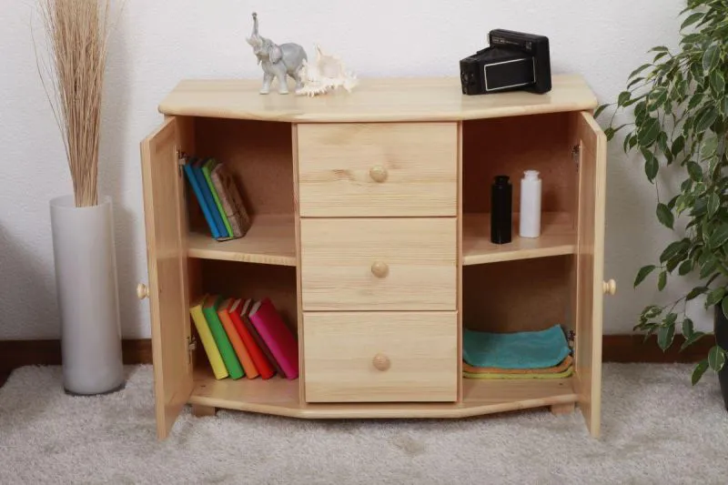 Anrichte, Küchenschrank - Farbe: Natur Abbildung