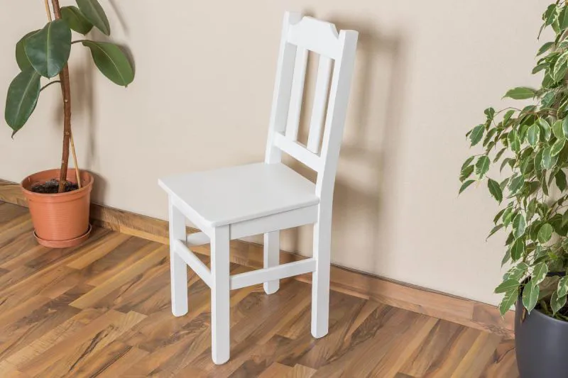 Holzstuhl Weiß Abbildung
