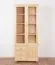 Vitrine Landhaus-Stil, Kiefer Massivholz, Farbe: Natur