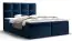 Doppelbett im eleganten Design Pirin 60, Farbe: Blau - Liegefläche: 180 x 200 cm (B x L), mit Stauraum