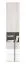 Schmales Regal im modernen Design Schilde 03, Farbe: Eiche Weiß / Weiß / Anthrazit - Abmessungen: 195 x 45 x 43 cm (H x B x T)