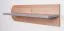 Kleines Hängeregal / Wandregal Klemens 10 für Jugend- und Kinderzimmer, Grau / Eiche, 19 x 70 x 17 cm, zweifarbig und modern, ideal kombinierbar