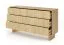 Kommode | Farbe: Eiche geölt | 6 Schubladen | Push-to-open Funktion | Vollauszug Schubladen | 153 x 38 x 83 cm | Sideboard | für Wohnzimmer