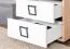 Kinderzimmer - Kommode Benjamin 06, Farbe: Buche / Weiß - 89 x 84 x 56 cm (H x B x T)