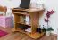 Schreibtisch Kiefer massiv Vollholz Erlefarben Junco 197 - Abmessungen: 75 x 100 x 60 cm (H x B x T)