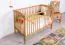 Gitterbett / Kinderbett Kiefer massiv Vollholz Erlefarben 103, inkl. Lattenrost - 60 x 120 cm (B x L) 