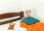 Buche Holzbett 140 x 200 cm Dunkelbraun