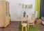 Holztisch Tisch 90x55 cm Kiefer massiv, Farbe: Natur