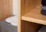 Kleiderschrank, Farbe: Natur 190x90x60 cm