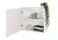 Elegante Wohnwand Balestrand 193, Farbe: Weiß - Abmessungen: 160 x 330 x 40 cm (H x B x T), mit LED-Beleuchtung