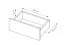 Moderner Couchtisch mit einer Schublade Balta 06, Push-to-open Funktion, Farbe: Beige, Maße: 48 x 68 x 68 cm, ABS-Kantenschutz